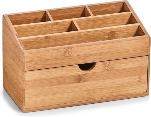 Zeller Present Houten Bureau Organizer - C-04-4-CHout - Sorteervakken & Duurzaam -Bekende Cosmetica Winkel 1200x929 8