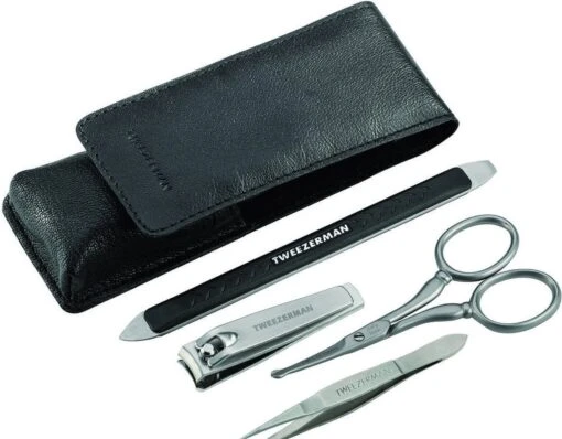 Tweezerman G.E.A.R. Grooming Set - Zwart - -Bekende Cosmetica Winkel 1200x937 4