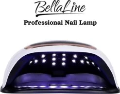 UV Nagel Lamp 168 Watt + 5 Gratis Vijlen - BellaLine - UV Led Nagellamp – Gel Nagel – Nagellak UV – Nageldroger – Salon – Sensor – Gellac - Acryl - Gelnagels – 42 Power Led – Professioneel – Krachtig – Manicure – Extra Lang Snoer - Pink - Pedicure -Bekende Cosmetica Winkel 1200x942 1