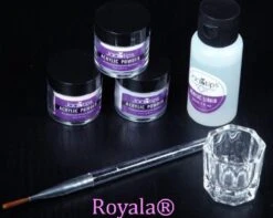 Acrylnagels Set | Nail Art | Liquid MMA Free | Wit, Roze & Transparant -Bekende Cosmetica Winkel 1200x955