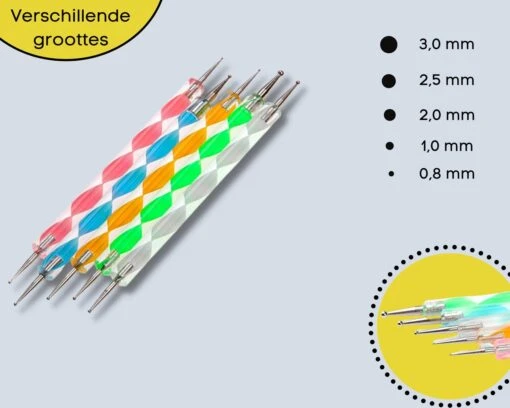 Merkloos Dotting Tools - 5 Stuks -Bekende Cosmetica Winkel 1200x960 5