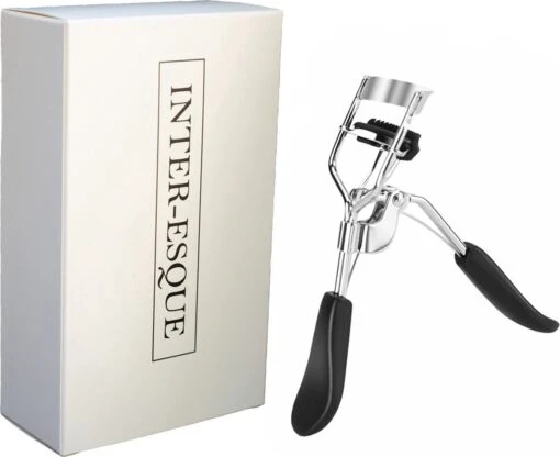 INTER-ESQUE® Wimperkruller Met Kam - Eyelash Curler + 5x Gratis Extra Siliconen Pad - Zwart/Zilver -Bekende Cosmetica Winkel 1200x978 7