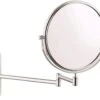 Vitra Make Up Spiegel - 2X Vergroting - Wandspiegel Rond - Scheerspiegel Wandmodel - Badkamer - Roestvrij - Chroom - Draadloos -Bekende Cosmetica Winkel 1200x979 3