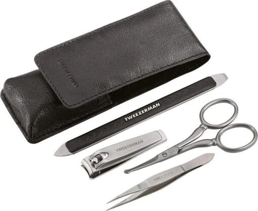 Tweezerman G.E.A.R. Grooming Set - Zwart - -Bekende Cosmetica Winkel 1200x984 1