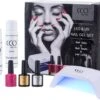 CCO Gellak Starterspakket - Gel Nagellak - Basis Met 18Watt Led Lamp - 1 Kleur CCO Rose Bud 40511 -Bekende Cosmetica Winkel 1200x994