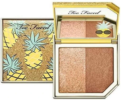 Too Faced Tutti Frutti Pineapple Paradise Strobing Bronzer Highlighting Duo - Pineapple Sun - 18 G - Bronzer & Highlighter -Bekende Cosmetica Winkel 1200x998 5