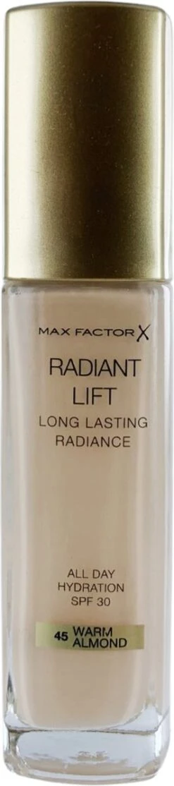 Max Factor Radiant Lift FD - 45 Warm Almond -Bekende Cosmetica Winkel 266x1200 2