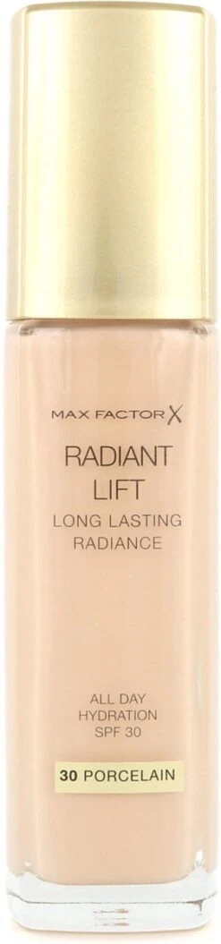 Max Factor Radiant Lift FD - 30 Porcelain -Bekende Cosmetica Winkel 281x1200