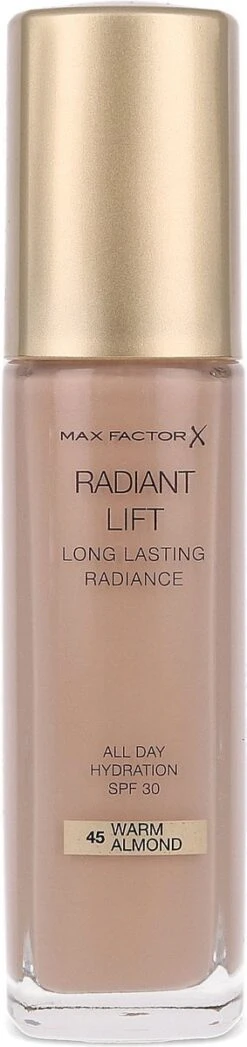 Max Factor Radiant Lift FD - 45 Warm Almond -Bekende Cosmetica Winkel 283x1200 2