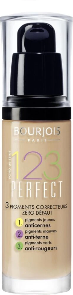 Bourjois 123 Perfect Foundation - 53 Beige Clair -Bekende Cosmetica Winkel 299x1200