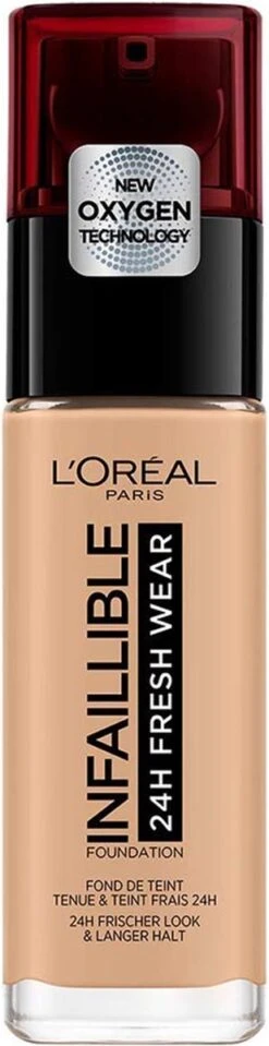 L'Oréal Paris Infaillible 24H Fresh Wear Foundation - 140 Golden Beige - Langhoudend -Bekende Cosmetica Winkel 309x1200