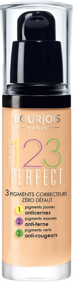 Bourjois 123 Perfect Foundation - 54 Beige Foncé -Bekende Cosmetica Winkel 313x1200 3