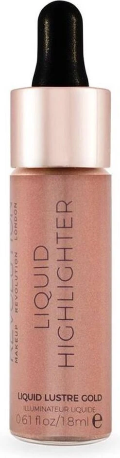 Makeup Revolution - Liquid Highlighter V4 Rozświetlacz W Płynie Lustre Gol 18ml -Bekende Cosmetica Winkel 315x1200 7