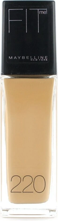 Maybelline Fit Me Liquid Foundation - 220 Natural Beige -Bekende Cosmetica Winkel 318x1200 4