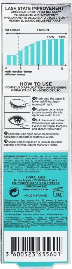 L'Oréal Paris Clinically Proven Wimperserum - 2 Ml -Bekende Cosmetica Winkel 322x1200 6