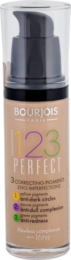 Bourjois 123 Perfect Foundation - 53 Beige Clair -Bekende Cosmetica Winkel 327x1200 3