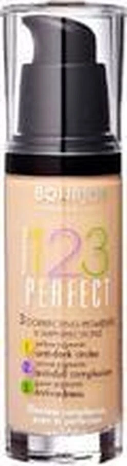 Bourjois 123 Perfect Foundation - 53 Beige Clair -Bekende Cosmetica Winkel 327x1200 4