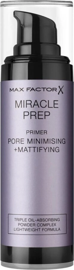 Max Factor Miracle Prep Primer Pore Minimising & Mattifying - 30 Ml -Bekende Cosmetica Winkel 330x1200 2