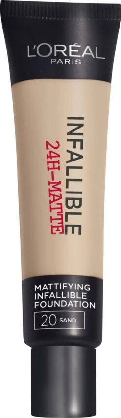 L’Oréal Paris Infallible Matte Foundation - 20 Sand -Bekende Cosmetica Winkel 349x1200 5