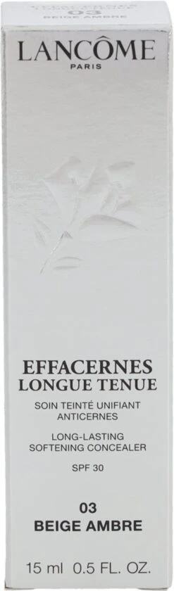 Lancôme Effacernes Longue Tenue Concealer 15 Ml - 03 Beige Ambre -Bekende Cosmetica Winkel 353x1200