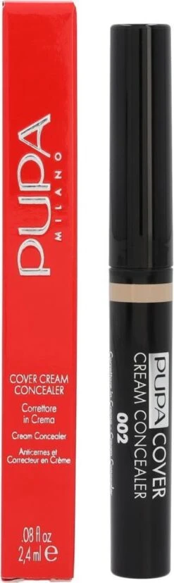 Pupa Milano - Cover Cream Concealer - 002 Beige -Bekende Cosmetica Winkel 358x1200