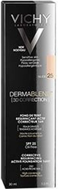 Vichy Dermablend 3D Foundation Correctie 35 - 30ml - Reliëf Corrigerend -Bekende Cosmetica Winkel 369x1200 3