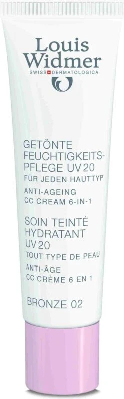 Louis Widmer CC-cream (getinte Dagverzorging UV20) Nr.2 Bronze Ongeparfumeerd -Bekende Cosmetica Winkel 373x1200 3