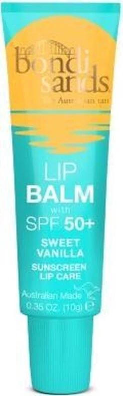 Bondi Sands - SPF 50+ Sunscreen Lip Balm Sweet Vanilla -Bekende Cosmetica Winkel 375x1200 2