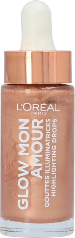 L'Oréal Paris Glow Mon Amour Highlighter Drops - 02 Loving Peach -Bekende Cosmetica Winkel 378x1200 1