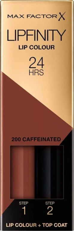 Max Factor Lipfinity Lip Colour 2-step Lippenstift - 200 Caffeinated -Bekende Cosmetica Winkel 384x1200 7