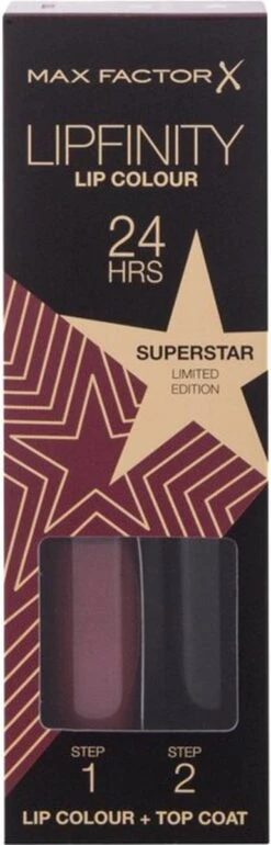 Max Factor Lipfinity Rising Stars Lippenstift - 086 Superstar -Bekende Cosmetica Winkel 385x1200