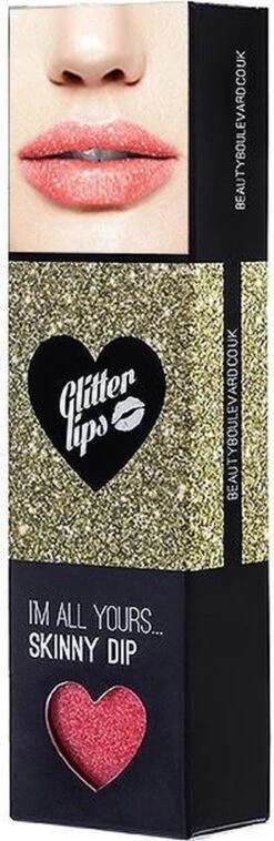 Beauty Blvd Glitter Lips Skinny Dip 3 Piece Gift Set: Gloss Bond 3.5ml - Glitter 3g - Lip Brush -Bekende Cosmetica Winkel 391x1200 2