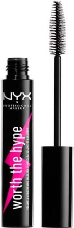 NYX Professional Makeup Worth The Hype Mascara - Black -Bekende Cosmetica Winkel 392x1200 7