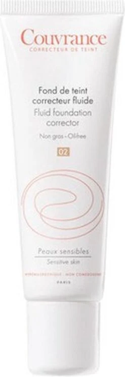 Avene Couvrance Fluid Foundation Corrector SPF20 30ml -Bekende Cosmetica Winkel 400x1200 2