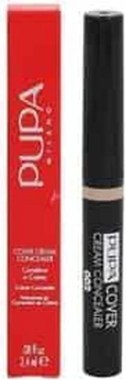 Pupa Milano - Cover Cream Concealer - 002 Beige -Bekende Cosmetica Winkel 400x1200