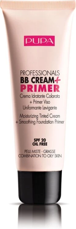 Pupa Milano BB Cream + Primer For Combination To Oily Skin - 001 Nude -Bekende Cosmetica Winkel 400x1200 5