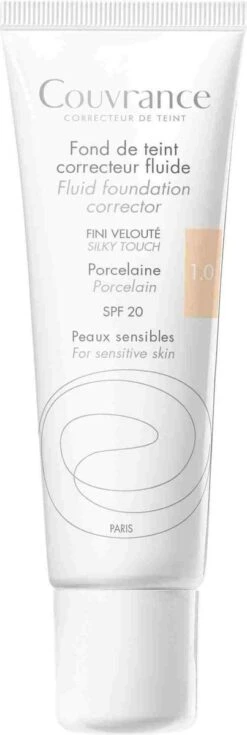 Avene Couvrance Fluid Foundation Corrector SPF20 30ml -Bekende Cosmetica Winkel 403x1200 1