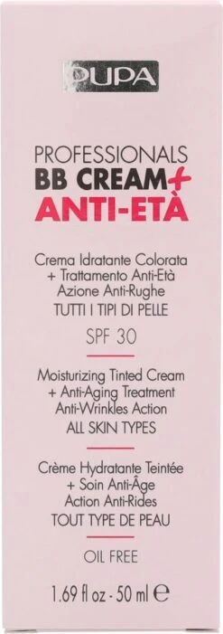 Pupa Milano Professionals BB Cream + Anti-Eta - 001 Nude -Bekende Cosmetica Winkel 423x1200