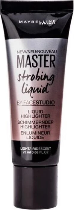 Maybelline Master Strobing Liquid - 100 Light -Bekende Cosmetica Winkel 426x1200