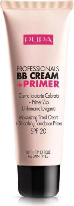 Pupa Milano Professionals BB Cream + Primer - 002 Sand -Bekende Cosmetica Winkel 431x1200 1