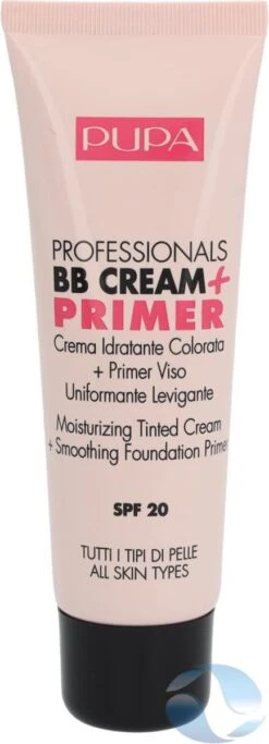 Pupa Milano Professionals BB Cream + Primer - 002 Sand -Bekende Cosmetica Winkel 434x1200 2