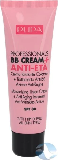 Pupa Milano Professionals BB Cream + Anti-Eta - 001 Nude -Bekende Cosmetica Winkel 435x1200 2