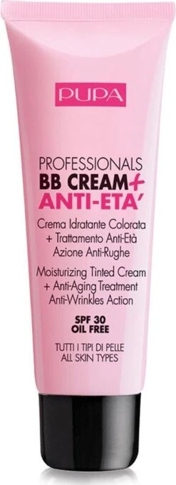 PUPA Milano Pupa Professionals BB Creme Anti-Eta SPF30 002 Sand -Bekende Cosmetica Winkel 436x1200 5