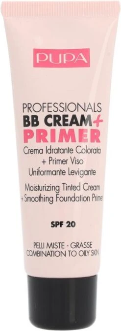 Pupa Milano BB Cream + Primer For Combination To Oily Skin - 001 Nude -Bekende Cosmetica Winkel 441x1200 4