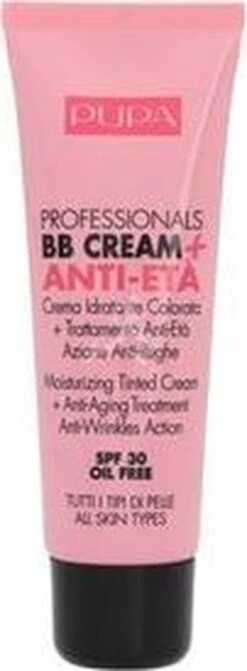 Pupa Milano Professionals BB Cream + Anti-Eta - 001 Nude -Bekende Cosmetica Winkel 442x1200 2