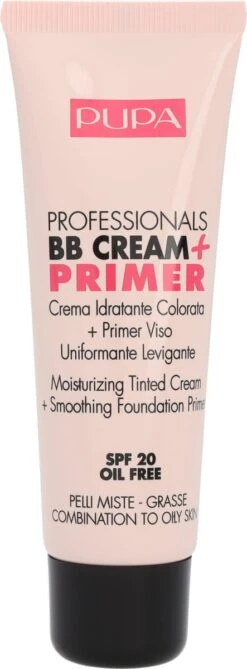 Pupa BB Cream + Primer For Combination To Oily Skin - 002 Sand -Bekende Cosmetica Winkel 443x1200 4