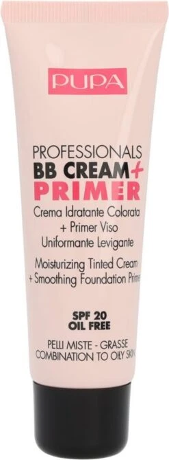 Pupa BB Cream + Primer For Combination To Oily Skin - 002 Sand -Bekende Cosmetica Winkel 443x1200 5