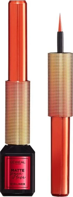 L’Oréal Paris Paris Electric Nights Superliner Matte Signature Eyeliner - Limited Edition – 11 Red Signature – Rood -Bekende Cosmetica Winkel 447x1200 7