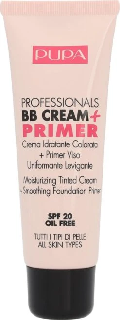 Pupa Milano Professionals BB Cream + Primer - 002 Sand -Bekende Cosmetica Winkel 449x1200 3