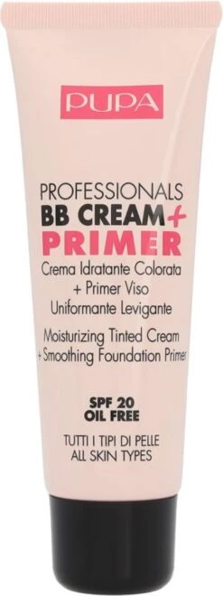 Pupa Milano Professionals BB Cream + Primer - 002 Sand -Bekende Cosmetica Winkel 449x1200 4